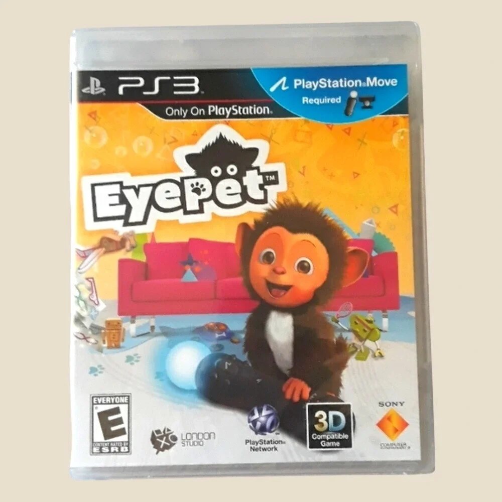 EyePet PS3 Game Sony PlayStation Move Required‎  3D Compatible